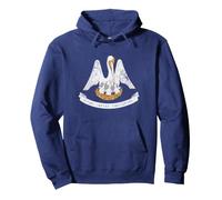 Drapeau de la Louisiane - Motif Vieilli - pour Hommes, Femmes, Enfants Sweat à Capuche