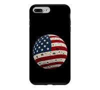 Drapeau de la Lune Américaine Espace Astronomie Patriotique Coque pour iPhone 7 Plus/8 Plus