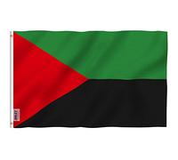 Drapeau de la Martinique Anley Fly Breeze 3x5 pieds - Couleurs vives et preuve de décoloration - En-tête en toile et double couture - Drapeaux indépendantistes de la Martinique Polyester