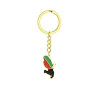 Drapeau De La Martinique Porte-Clés Simple Face - Forme Géométrique Goutte À Goutte Drapeau Pendentif Porte-Clés Souvenirs Nouveauté National Monde Porte-Clés Bijoux Pour Hommes Femmes Coupl