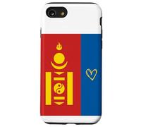Drapeau de la Mongolie - Cœur de la Mongolie - Fête Nationale du Patrimoine Fier Coque pour iPhone SE (2020) / 7/8