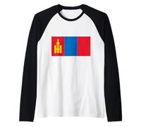 Drapeau de la Mongolie Manche Raglan