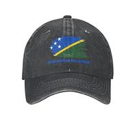 Drapeau De La Nation des Îles Salomon Homme Femme Chapeaux Pare-Soleil Respirant Casquette-Hip Hop Réglable Strapback Cap pour Golf Camping Trucker