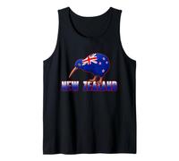 Drapeau de la Nouvelle-Zélande Amour Kiwi Oiseau Kiwi Animal Nouvelle-Zélande Débardeur