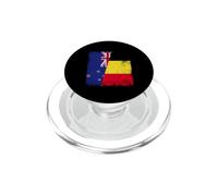 Drapeau de la Nouvelle-Zélande Belgique | Kiwi Belgian Roots PopSockets PopGrip pour MagSafe