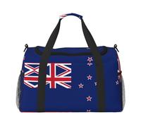 Drapeau de la Nouvelle-Zélande. C'est un sac de voyage à main avec une grande capacité et multifonctionnel, un incontournable pour les voyages en plein air