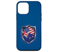 Drapeau de la Nouvelle-Zélande et des États-Unis Drapeau USA Nouvelle-Zélande Coque pour iPhone 12 Mini