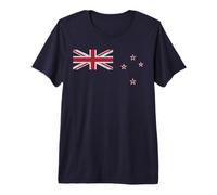 Drapeau de la Nouvelle-Zélande Kiwi Union Jack T-Shirt Haut de Gamme