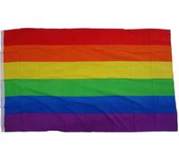 Drapeau de la Paix 90 X 150 CM Avec 2 Métal Œillets Peace Arc-en-Ciel à Hisser