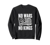 Drapeau de la Paix avec Inscription « NO Wars NO Kings » Sweatshirt