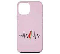 Drapeau de la Palestine Pastèque EKG Heartbeat Patrimoine Palestinien Coque pour iPhone 12 Mini