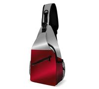 Drapeau De La Pologne Unisexe Sac À Bandoulière avec Poches Multiples Sacs À Dos Porté Travers Casual Crossbody Bag pour Travail Voyage Loisirs
