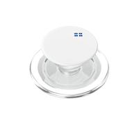 Drapeau de la Province du Canada du Qubec PopSockets PopGrip pour MagSafe