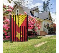 Drapeau de la région du Tigré, double face, 28 x 40 pouces, décoration extérieure pour jardin