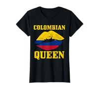 Drapeau de la Reine Colombie de la Colombie Vintage Girls T-Shirt