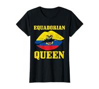 Drapeau de la Reine équatorienne équatorienne Vintage pour Filles T-Shirt