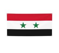 Drapeau de la République arabe syrienne, décoration pour toutes les occasions, pour Thanksgiving, fêtes d'anniversaire et plus encore