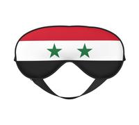 Drapeau de la République arabe syrienne Imprimé Fonctionnalité Masque pour les yeux Sommeil Léger Voyage Yoga Camping Outdoor Relaxation