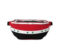 Drapeau de la République arabe syrienne imprimés, sac banane réglable, léger et confortable, adapté pour le fitness, le jogging, les voyages