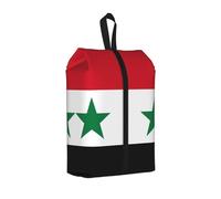 Drapeau de la République arabe syrienne Sac à chaussures de voyage étanche Organisateur de chaussures pour valise 3 en 1 Pochette de rangement pour Gym Trainer
