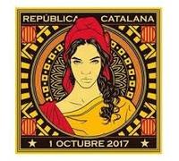 Drapeau de la République catalogne - Dimensions 70 x 100 cm pour intérieur et extérieur