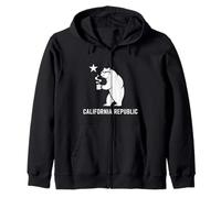 Drapeau de la République de Californie Tech Startup Entrepreneur Ours Fun Sweat à Capuche