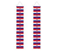 Drapeau de la République de Croatie - Bannière de porche - Décoration extérieure double face pour fête, panneau de jardin étanche pour réalisation importante - Célébration de la maison