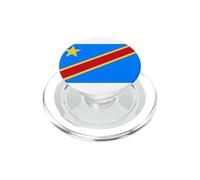 Drapeau de la République Démocratique du Congo, Drapeau de la RD Congo PopSockets PopGrip pour MagSafe