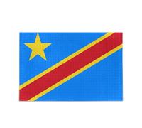 Drapeau de la République démocratique du Congo - Puzzle unique pour amis - Activités familiales - Nuits de jeu - Cadeaux de 500 pièces