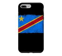 Drapeau de la République démocratique du Congo Zaire Kinshasa Coque pour iPhone 7 Plus/8 Plus