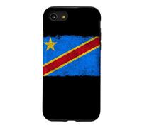 Drapeau de la République démocratique du Congo Zaire Kinshasa Coque pour iPhone SE (2020) / 7/8