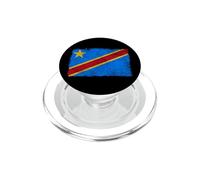 Drapeau de la République démocratique du Congo Zaire Kinshasa PopSockets PopGrip pour MagSafe