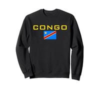Drapeau de la République démocratique du Congo Zaire Kinshasa Sweatshirt