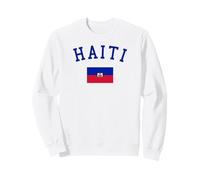 Drapeau de la République d'Haïti Fête du Travail Haïtien Carnaval Sweatshirt
