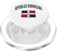 Drapeau de la République Dominicaine en République Dominicaine espagnole PopSockets PopGrip pour MagSafe