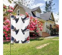 Drapeau de la République dominicaine et de Cuba, double face, 28 x 40 pouces, décoration extérieure pour jardin