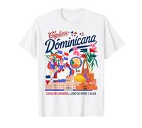 Drapeau de la République Dominicaine Idée de Costume pour Femme T-Shirt
