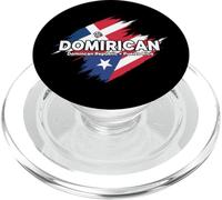 Drapeau de la République Dominicaine Porto Rico Pride Heritage Fans PopSockets PopGrip pour MagSafe