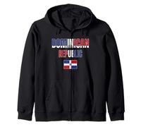 Drapeau de la République Dominicaine pour Homme et Femme Sweat à Capuche