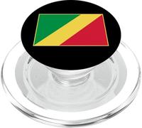 Drapeau de la République du Congo Brazzaville Afrique Centrale PopSockets PopGrip pour MagSafe