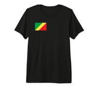 Drapeau de la République du Congo T-Shirt Haut de Gamme