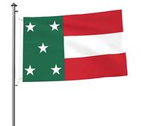 Drapeau de la République du Yucatan 60 x 90 cm, double face, résistant, pour intérieur et extérieur, décoration de patio et de bienvenue