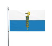 Drapeau De La République Fasciste De Saint-Marin Bannière Avec Œillets Drapeau De Jardin Colorée Drapeaux De Jardin Pour Porche Pelouse Extérieure 90X150 Cm