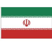 DRAPEAU DE LA REPUBLIQUE ISLAMIQUE D´IRAN. QUALITÉ SATIN 90D. DIMENSION 150X90 Grande taille