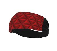 Drapeau de la République socialiste fédérative soviétique de Russie avec bandeaux à effet polygonal pour hommes et femmes, bandeau de sport antidérapant et absorbant pour la gym, le basket-ball, le yo