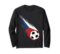 Drapeau de la République tchèque Graphique République tchèque Pride Heritage Manche Longue