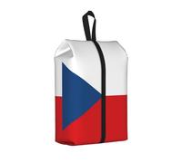Drapeau de la République tchèque Sac à chaussures de voyage étanche Organisateur de chaussures pour valise 3 en 1 Pochette de rangement pour Gym Trainer