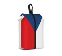 Drapeau de la République tchèque Sac à chaussures de voyage résistant à l'eau avec poignée pour valise, baskets, bottes, gym, 1 pièce, 1 pièce., One Size, Classique