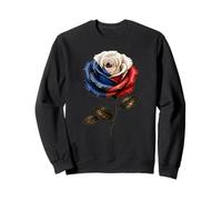 Drapeau de la République tchèque Tchèque Rose Pride Heritage Art Floral Sweatshirt