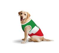 Drapeau de la Rhénanie du Nord, Westphalie - Vêtements pour chiens de taille moyenne et grande - Vêtement en coton doux pour animal de compagnie à porter au quotidien, pour la promenade - Taille L